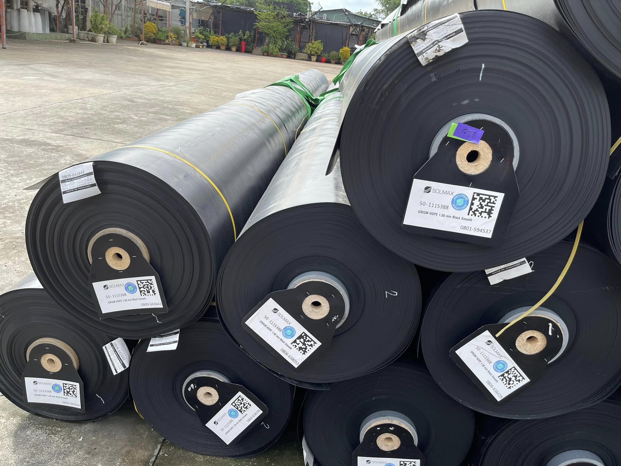 Màng (bạt) chống thấm HDPE lót ao hồ ở Quảng Ninh