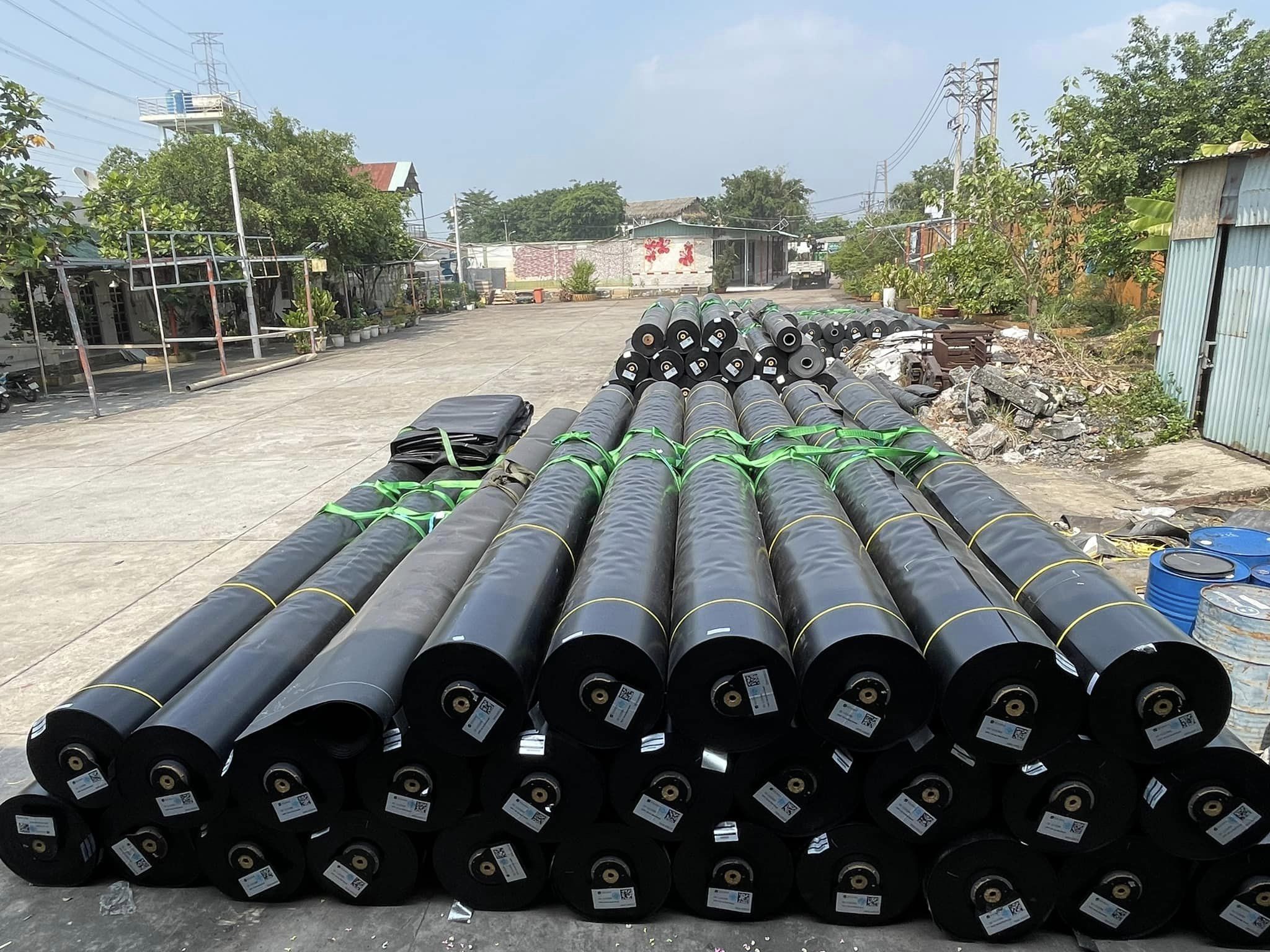 Bạt lót hồ sen, hồ súng HDPE