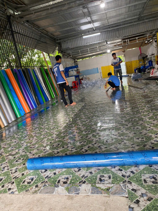 Bạt nhựa pvc trong suốt tại kho