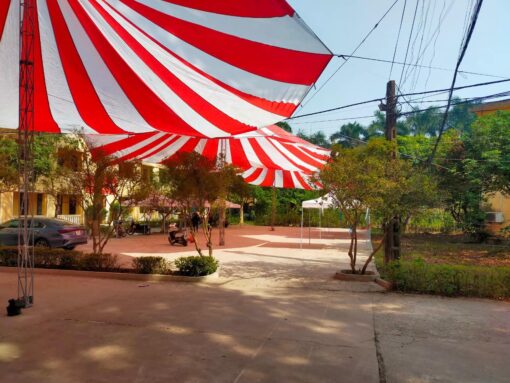 Dù tròn che nắng sự kiện đường kính 15m