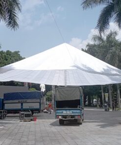 Dù màu trắng che nắng sự kiện