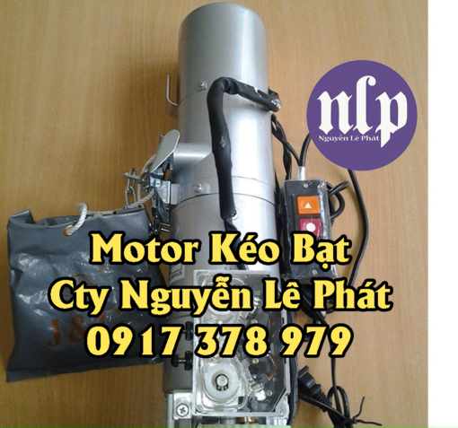 Motor kéo bạt mái hiên mái xếp, bạt cuốn