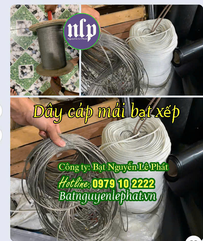 Cung cấp linh kiện làm mái xếp