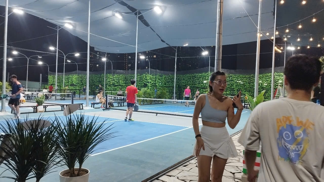 Thiết kế mái che sân Pickleball