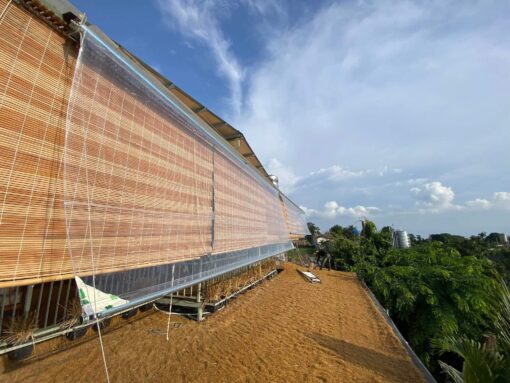Bạt nhựa trong suốt che nắng mưa