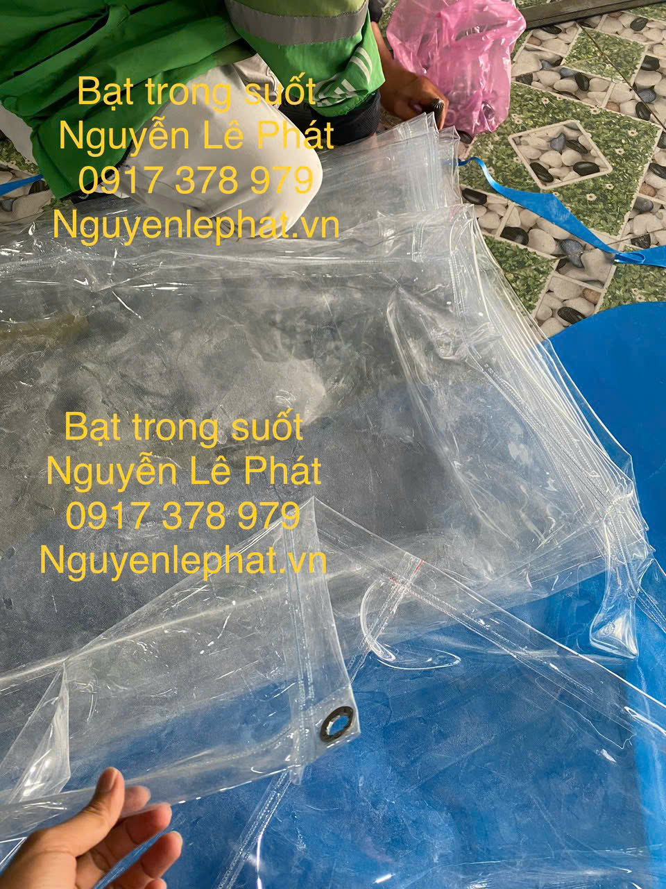 Quá trình đóng gói và vận chuyển nguyên nhân khiến bạt nhựa trong suốt bị nhăn và gấp nếp