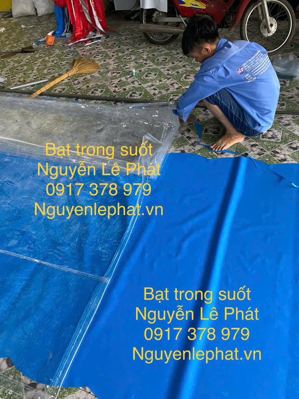 [Hướng dẫn] Cách dán bạt nhựa trong suốt bị rách đơn giản, chắc chắn 100%