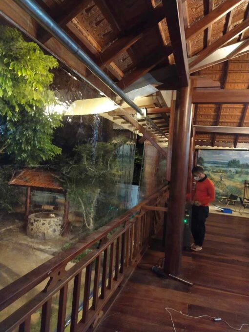 Bạt nhựa trong suốt che mưa nắng ở Bình Dương