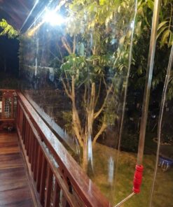 Bạt nhựa trong suốt che mưa nắng ở Bình Dương