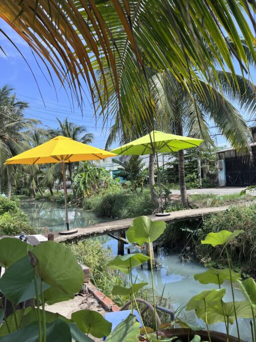 Ô dù che nắng chính tâm ở Nha Trang