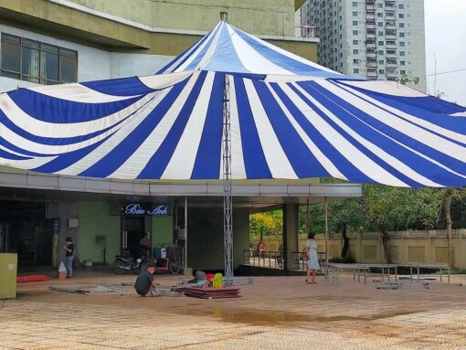 Dù tròn sự kiện 1 trụ đường kính 30m
