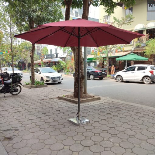 Ô dù che nắng chính tâm màu đỏ đô