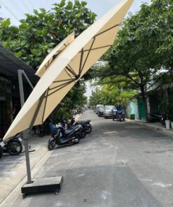 Ô dù lệch tâm vuông 3m che nắng