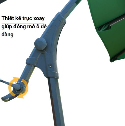 Cấu tạo dù lệch tâm tròn 3m nhập khẩu