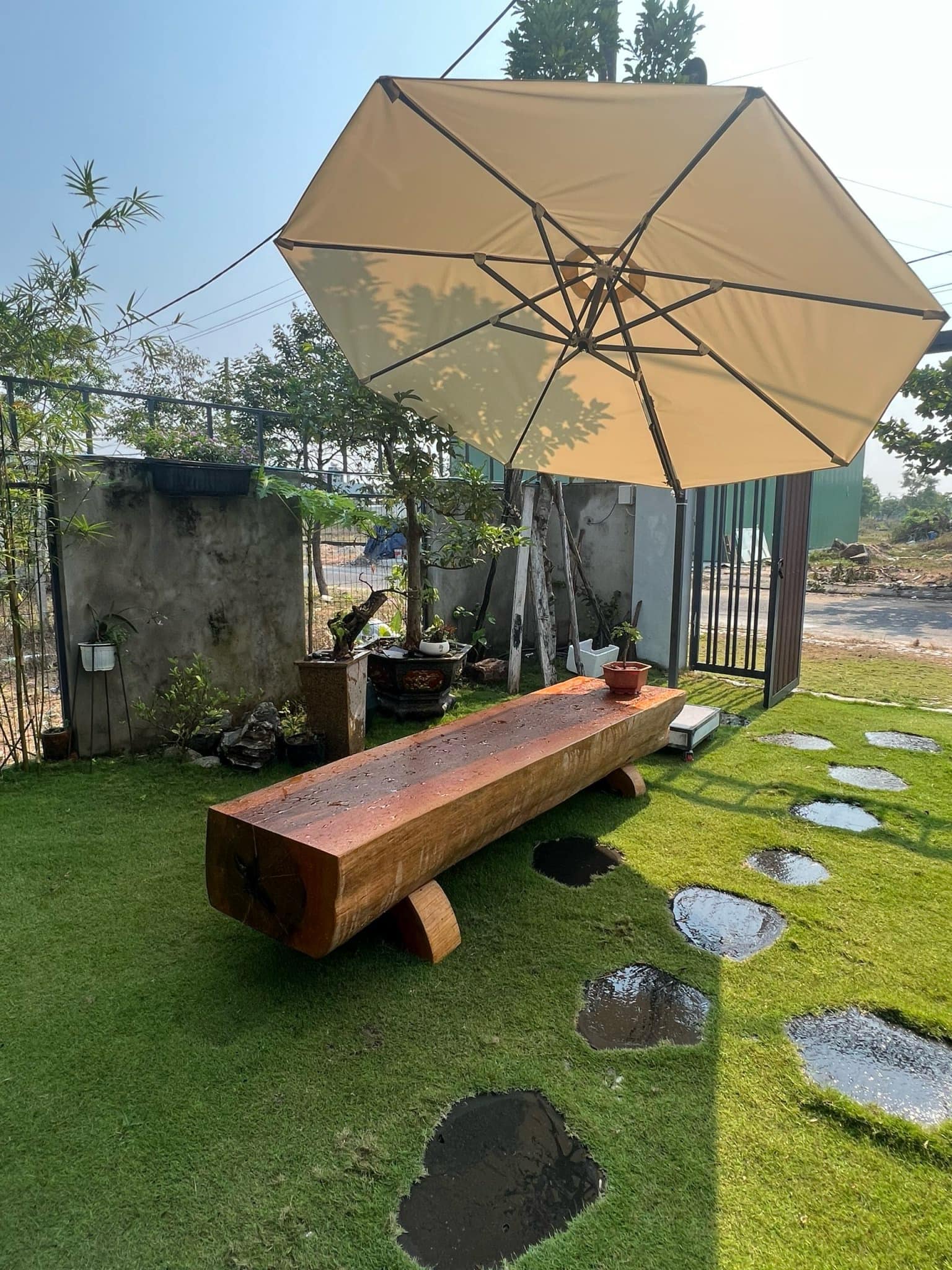 Dù che nắng lệch tâm Bến Tre Dù che nắng lệch tâm Bến Tre