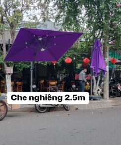 Dù che nắng lệch tâm vuông 2 tầng 2.5m