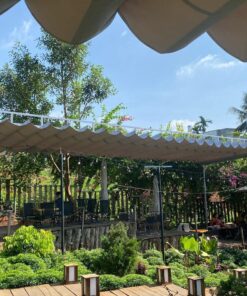 Bạt che nắng mưa sân vườn ngoài trời