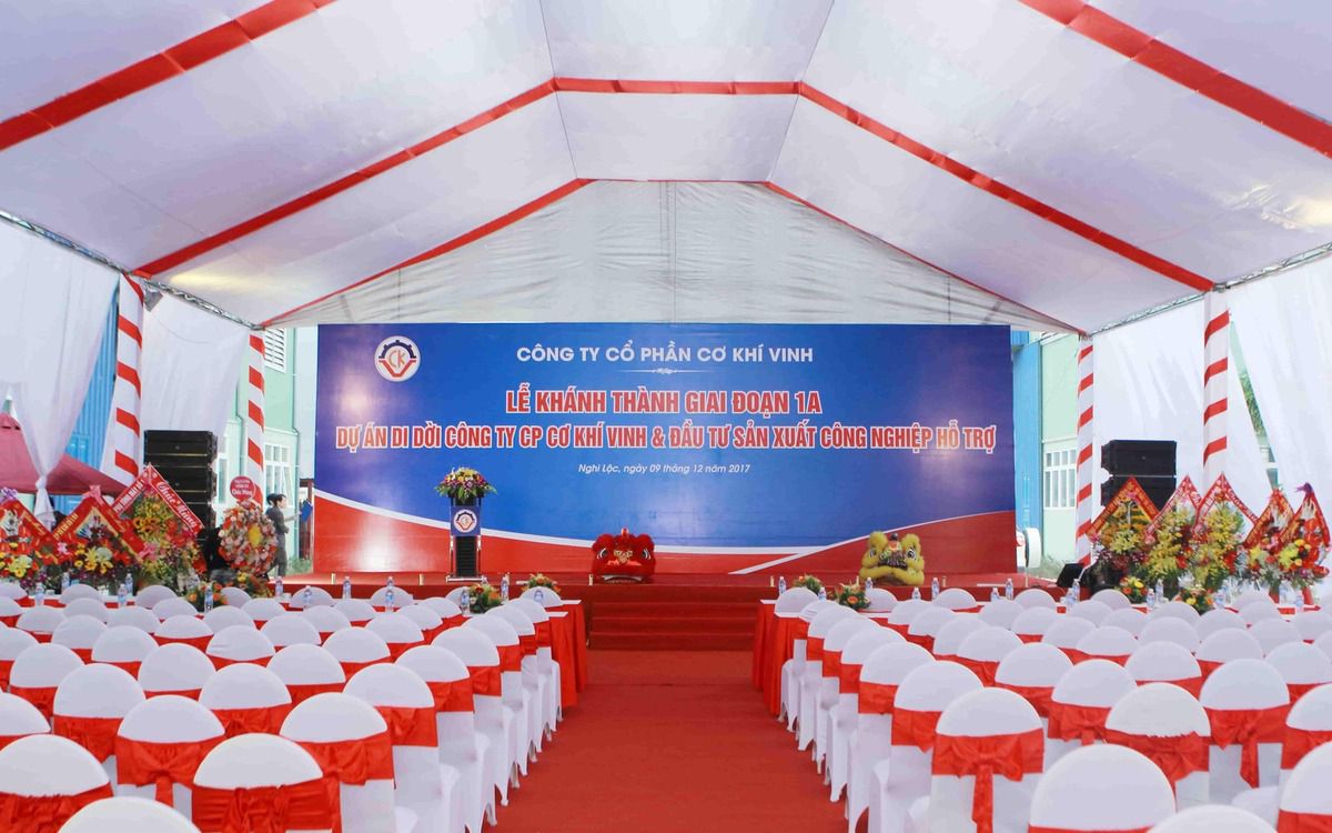 Nhà bạt không gian sự kiện Nhà bạt không gian sự kiện