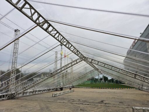 Bạt nhựa trong suốt che mưa nắng ở Bình Dương