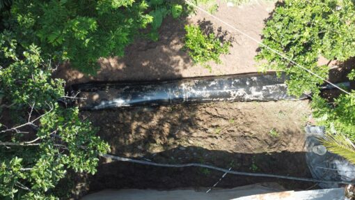 Túi bạt Biogas HDPE trên nước