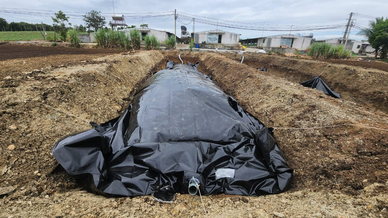 Túi bạt biogas HDPE Túi bạt biogas HDPE