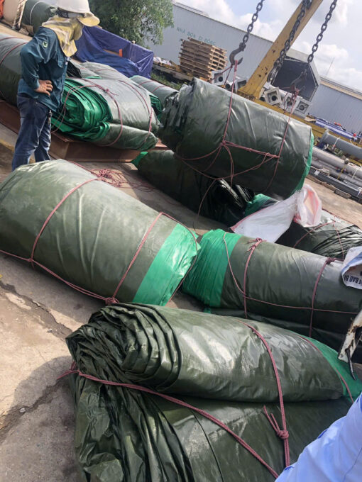 Bạt nhựa PVC che phủ hàng hoá, tàu thuyền