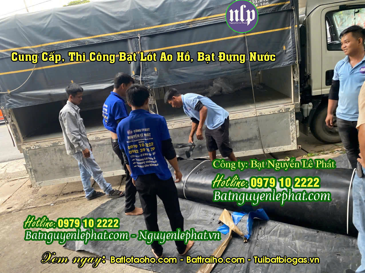 Bạt HDPE lót ao hồ chứa nước, trữ nước ở Trảng Bom Bạt HDPE lót ao hồ chứa nước, trữ nước ở Trảng Bom