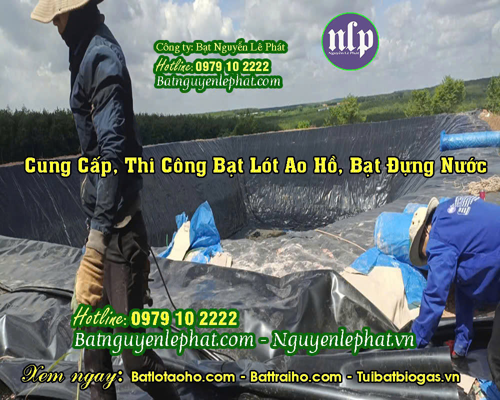 Bạt lót hồ chứa nước Trảng Bom Bạt lót hồ chứa nước Trảng Bom