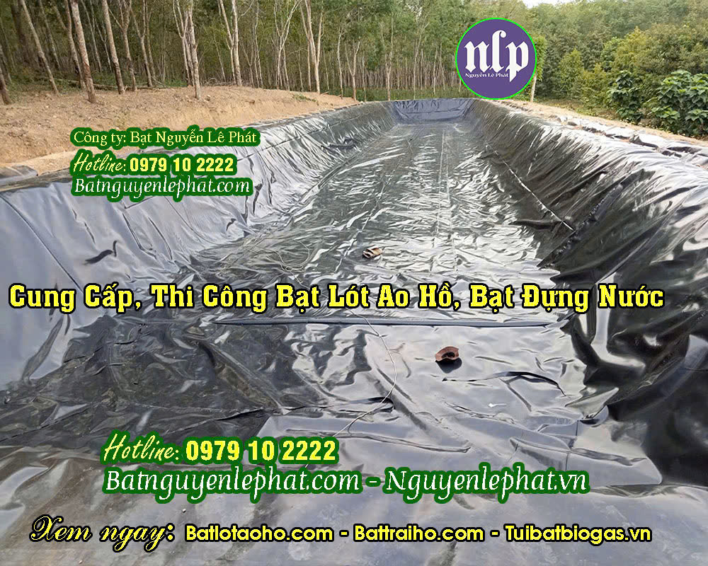Bạt lót hồ chứa nước Trảng Bom Bạt lót hồ chứa nước Trảng Bom