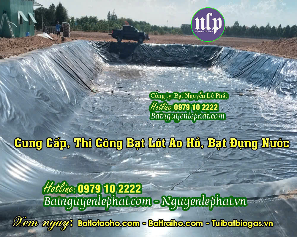 Bạt lót hồ chứa nước Trảng Bom Bạt lót hồ chứa nước Trảng Bom