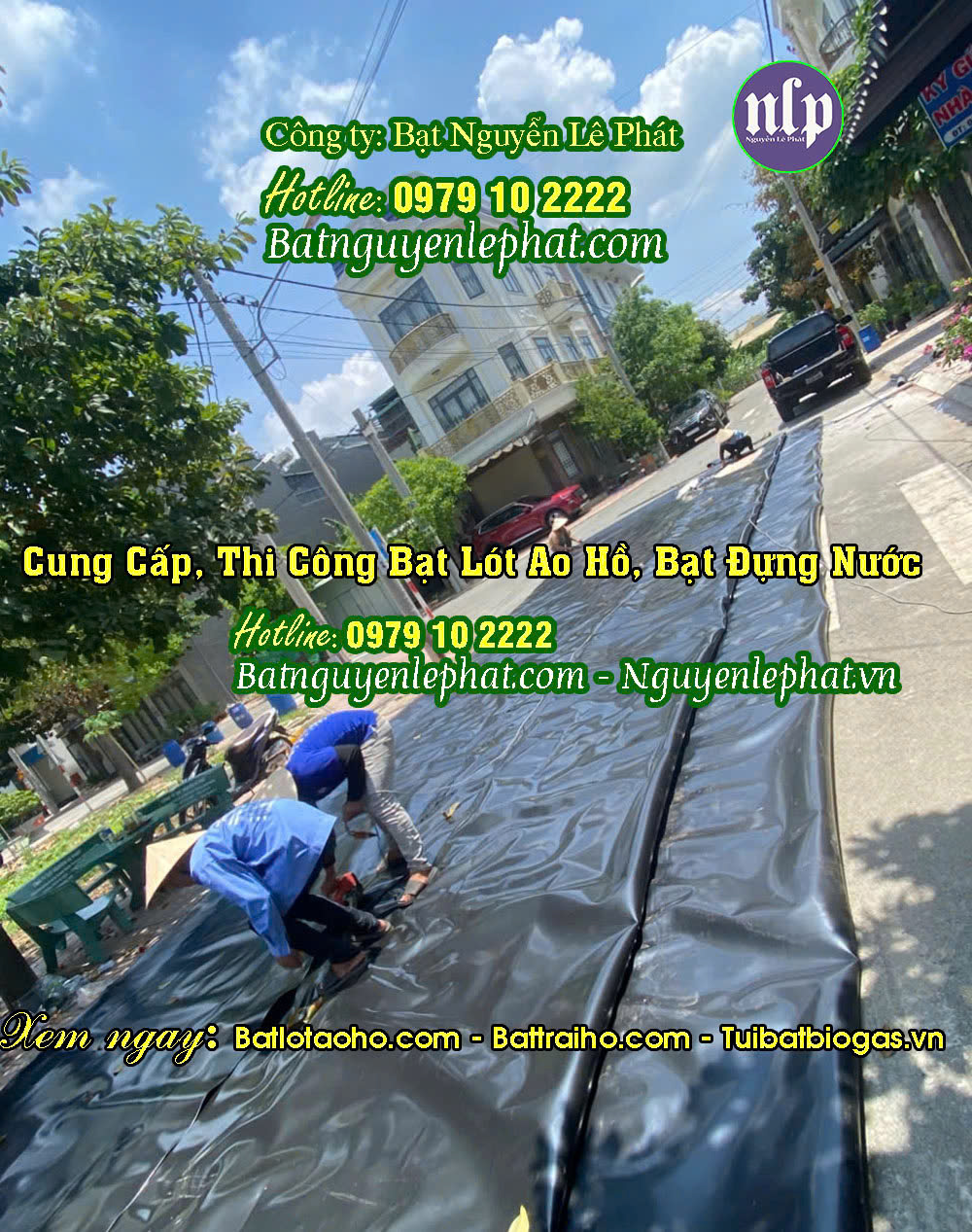 Bạt HDPE lót ao hồ chứa nước, trữ nước ở Trảng Bom Bạt HDPE lót ao hồ chứa nước, trữ nước ở Trảng Bom