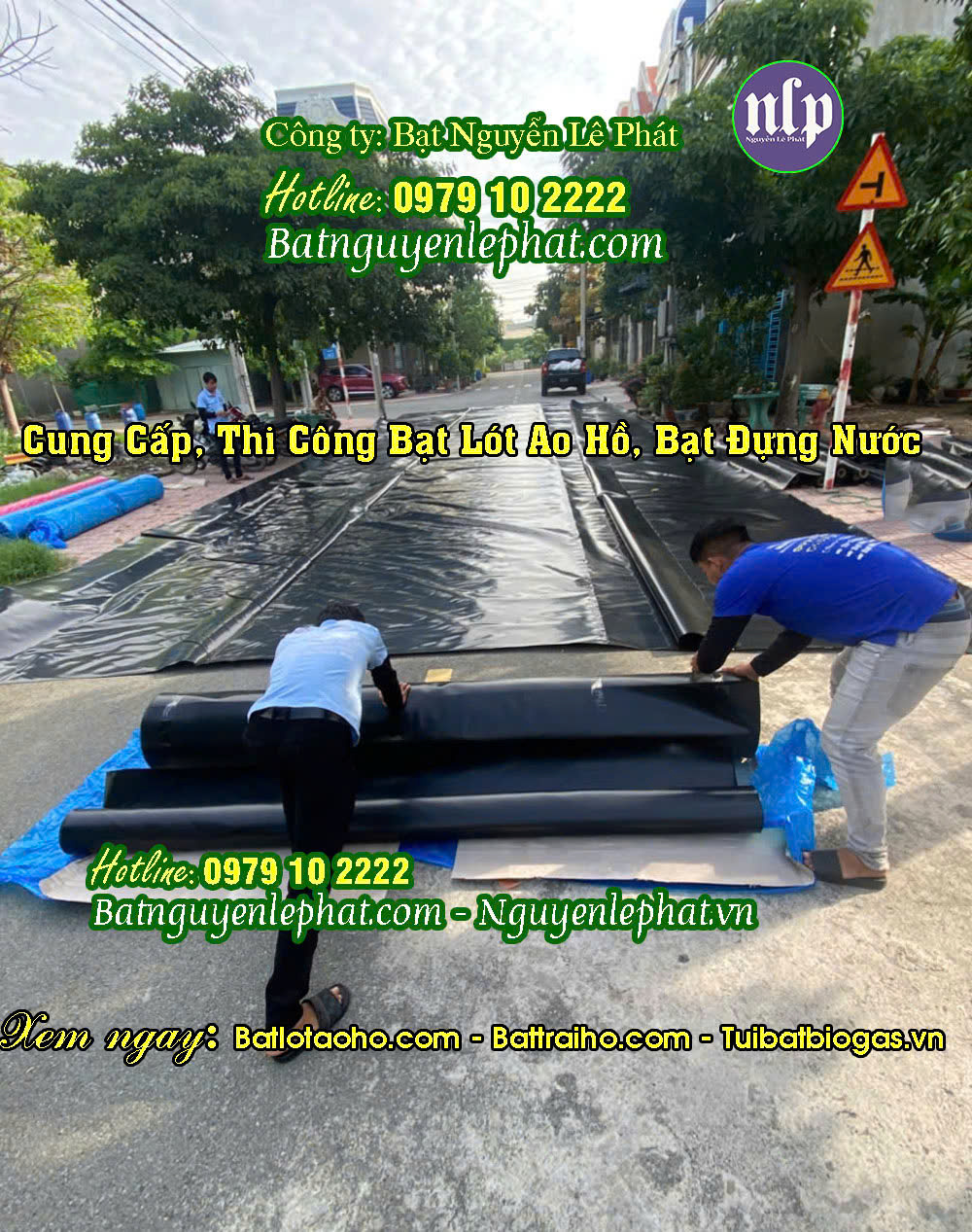 Bạt HDPE lót ao hồ chứa nước, trữ nước ở Trảng Bom Bạt HDPE lót ao hồ chứa nước, trữ nước ở Trảng Bom