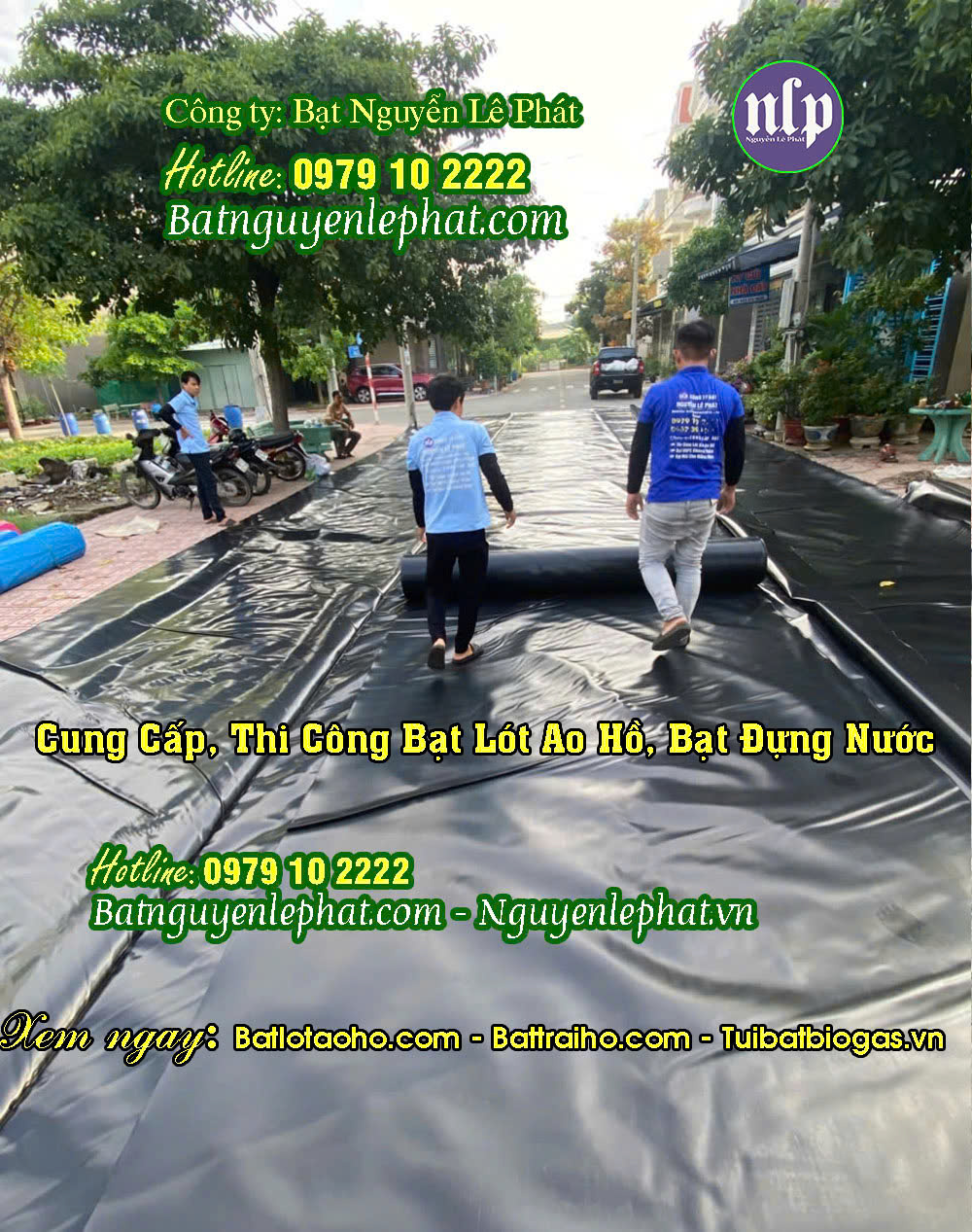 Bạt HDPE lót ao hồ chứa nước, trữ nước ở Trảng Bom Bạt HDPE lót ao hồ chứa nước, trữ nước ở Trảng Bom