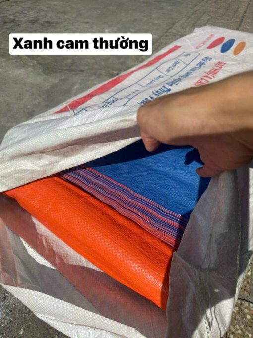 Xưởng cung cấp bạt xanh cam giá rẻ