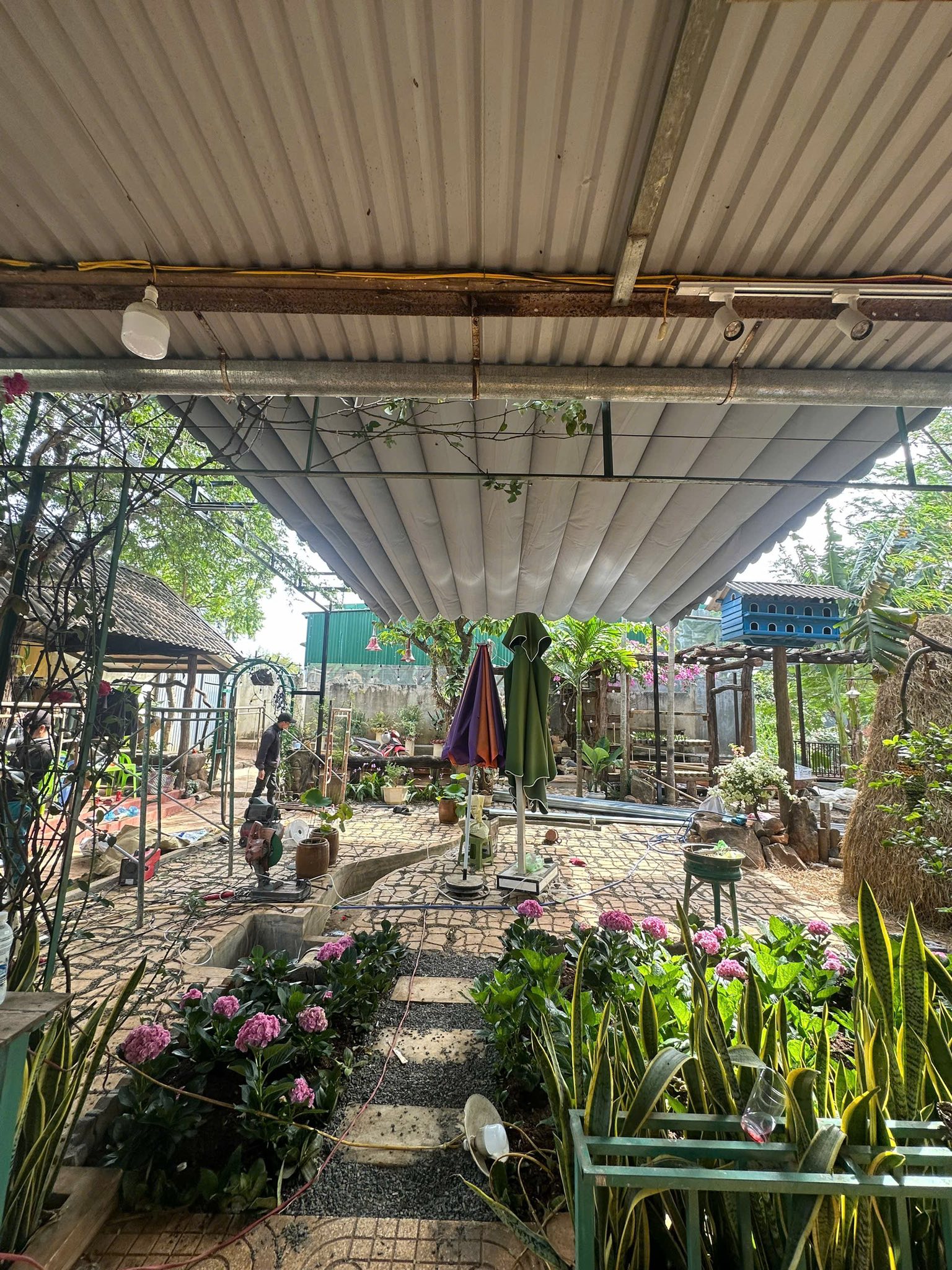 Mái bạt xếp di động ở Bình Dương