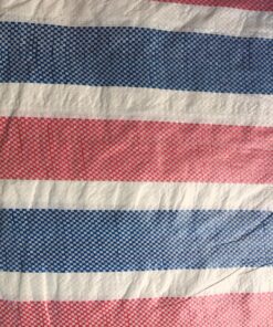 Bạt dứa kẻ sọc 3 màu che công trình xây dựng