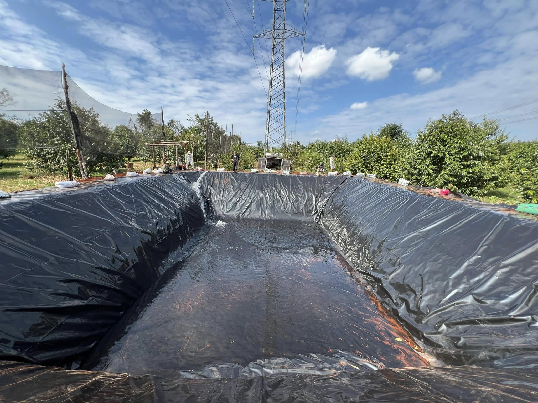 Bạt lót ao hồ HDPE chứa nước nuôi tôm cá ở Đắk Nông