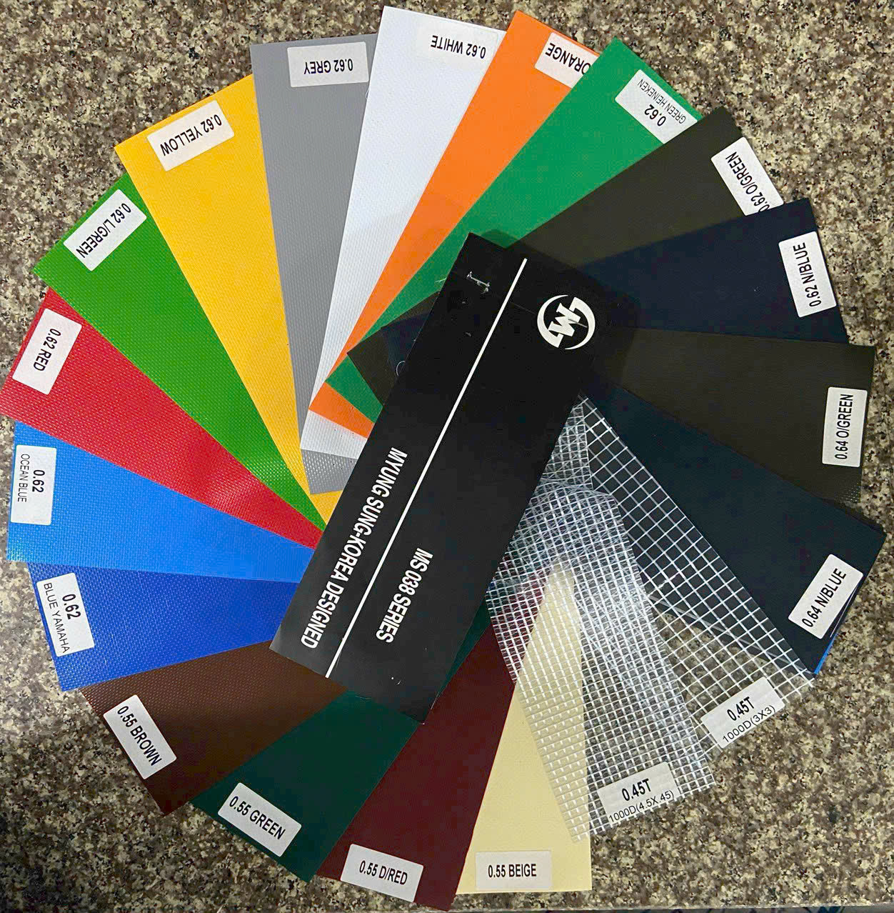 Mã màu bạt nhựa PVC hàn quốc ở Bình Dương Mã màu bạt nhựa PVC hàn quốc ở Bình Dương